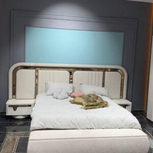 Luxury Turkish Bed Set  Premium Bedroom Suite with Bed, Side Tables & Dressing