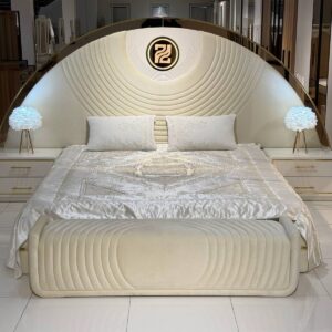 Premium Turkish Bed Set – High‑Gloss Luxury Bedroom Set